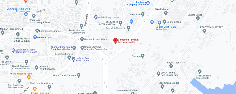 google maps combined terminal services